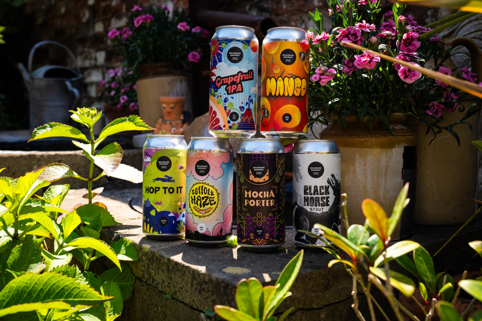 Cans Briarbank Bar and Brewery Ipswich, Suffolk